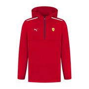 Scuderia Ferrari F1 Quarter Zip Mens - Dark Cherry