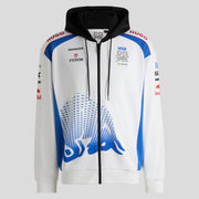 Visa Cash App RB F1 Team 2025 Sweat Full Zip Mens - White