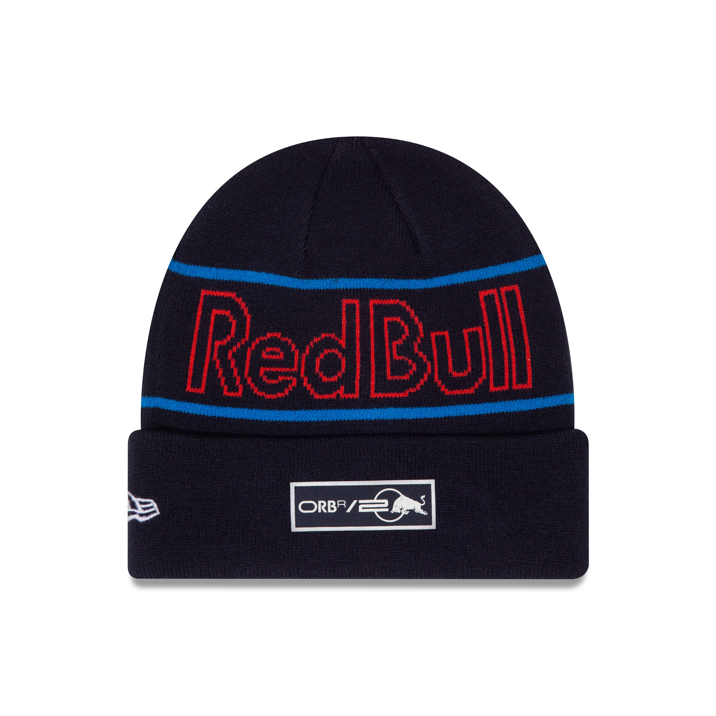 Red Bull Racing F1 Team Cuff Beanie Adults - Night Sky/Hot Red