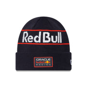 Red Bull Racing F1 Team 2025 Word Mark Cuff Knit Adults - Night Sky/White
