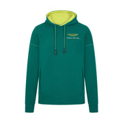 Aston Martin F1 Logo Hoodie Mens - Green