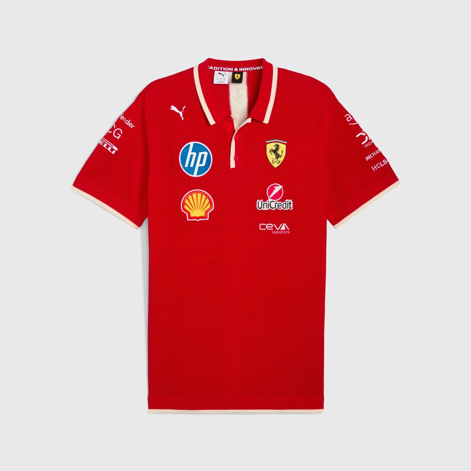Scuderia Ferrari F1 Team 2025 Special Edition Polo China Mens - Dark Cherry