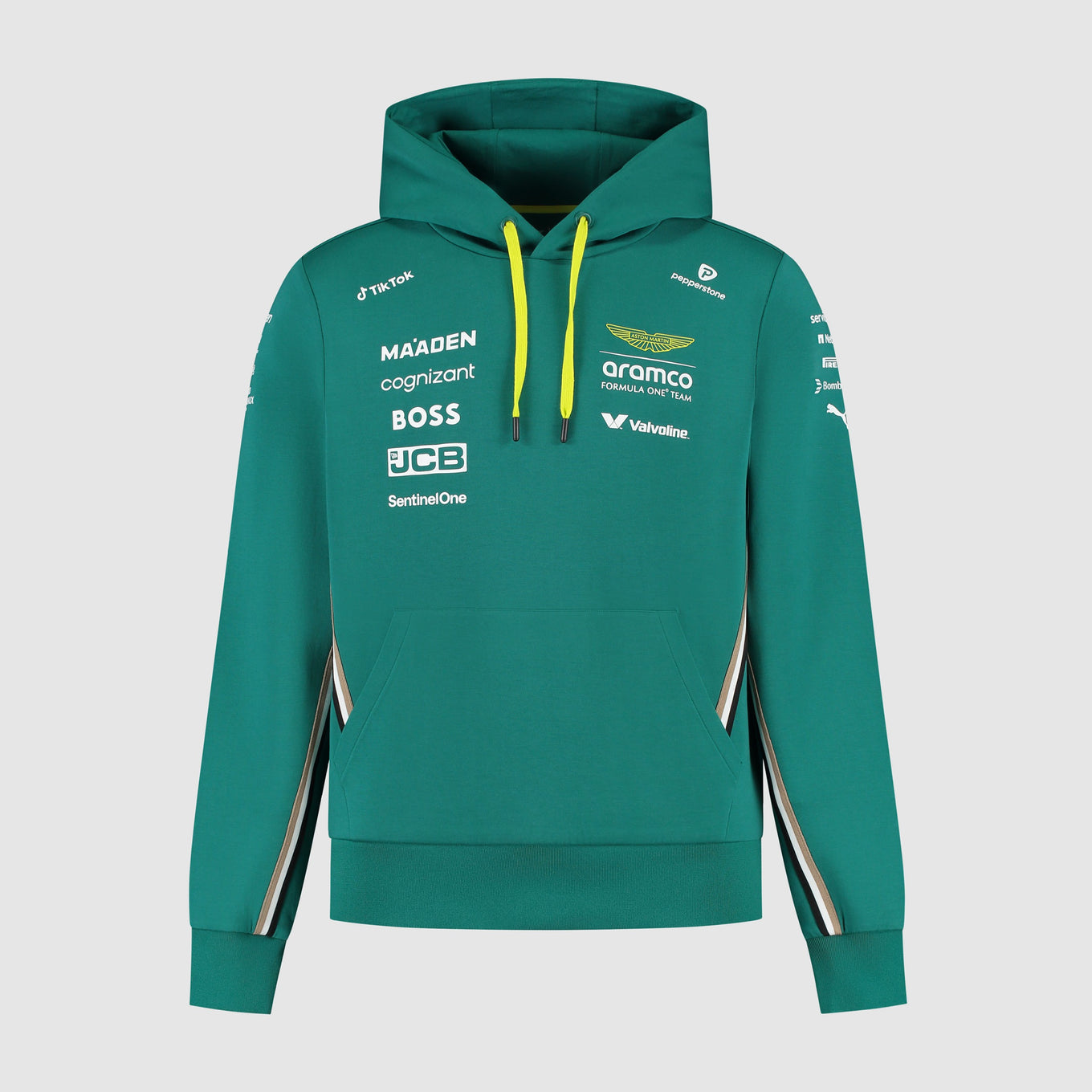 Aston Martin F1 Team 2025 Drivers Hoodie Mens - Green
