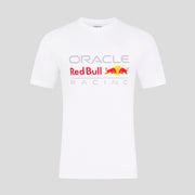 Red Bull Racing F1 Large Front Logo Tee Unisex - Brilliant White