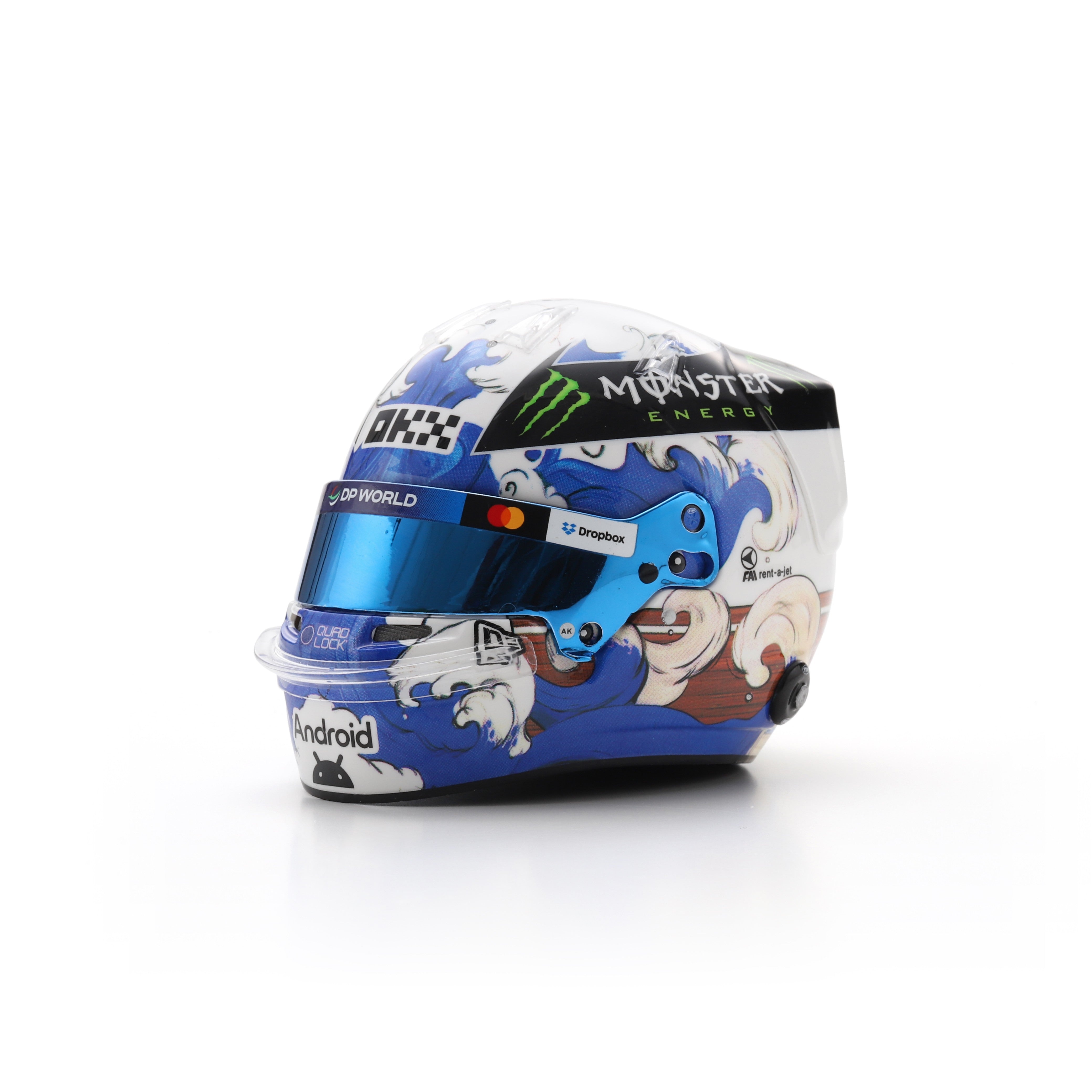 Spark McLaren Racing F1 Racing F1 Team Oscar Piastri 2025 Japan GP Mini Helmet Adults - Multicolour - 1:5 Scale (Copy)