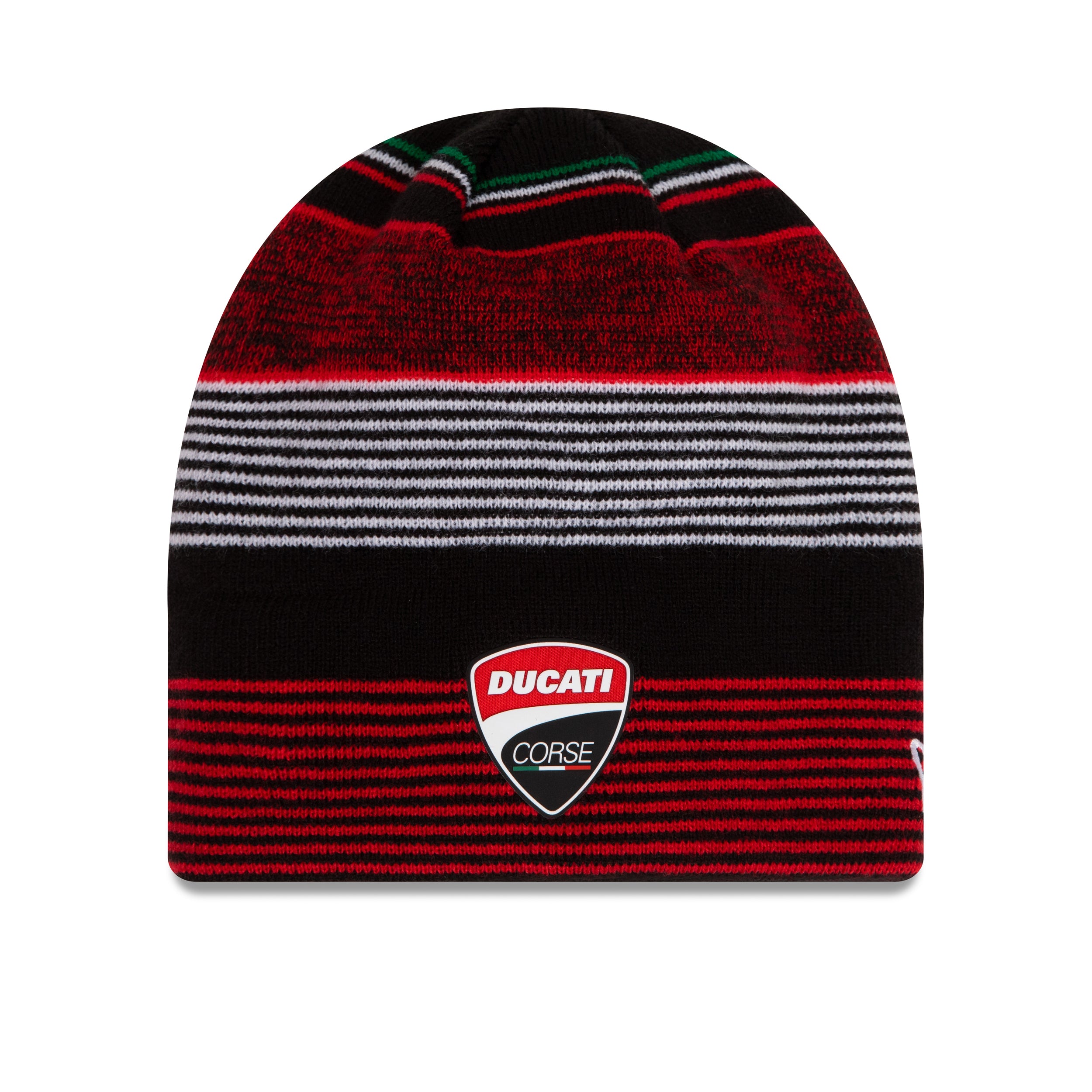 Ducati Corse Skull Beanie Adults - Front Door Red/White/Black