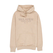 McLaren Racing F1 Wordmark Logo Oversized Hoodie Adults - Taupe