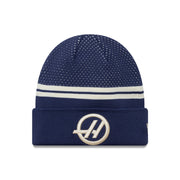 Haas F1 Engineered Cuff Beanie Adults - Light Navy