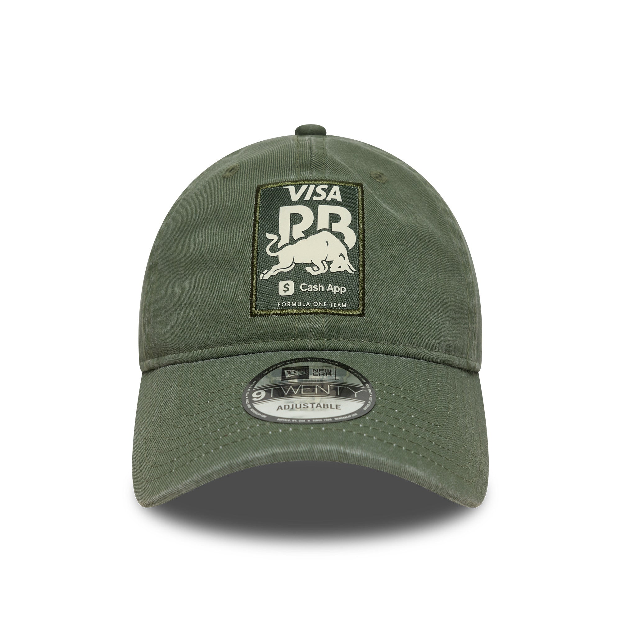 Visa Cash App RB F1 Washed 9Twenty Cap Adults - Dark Green