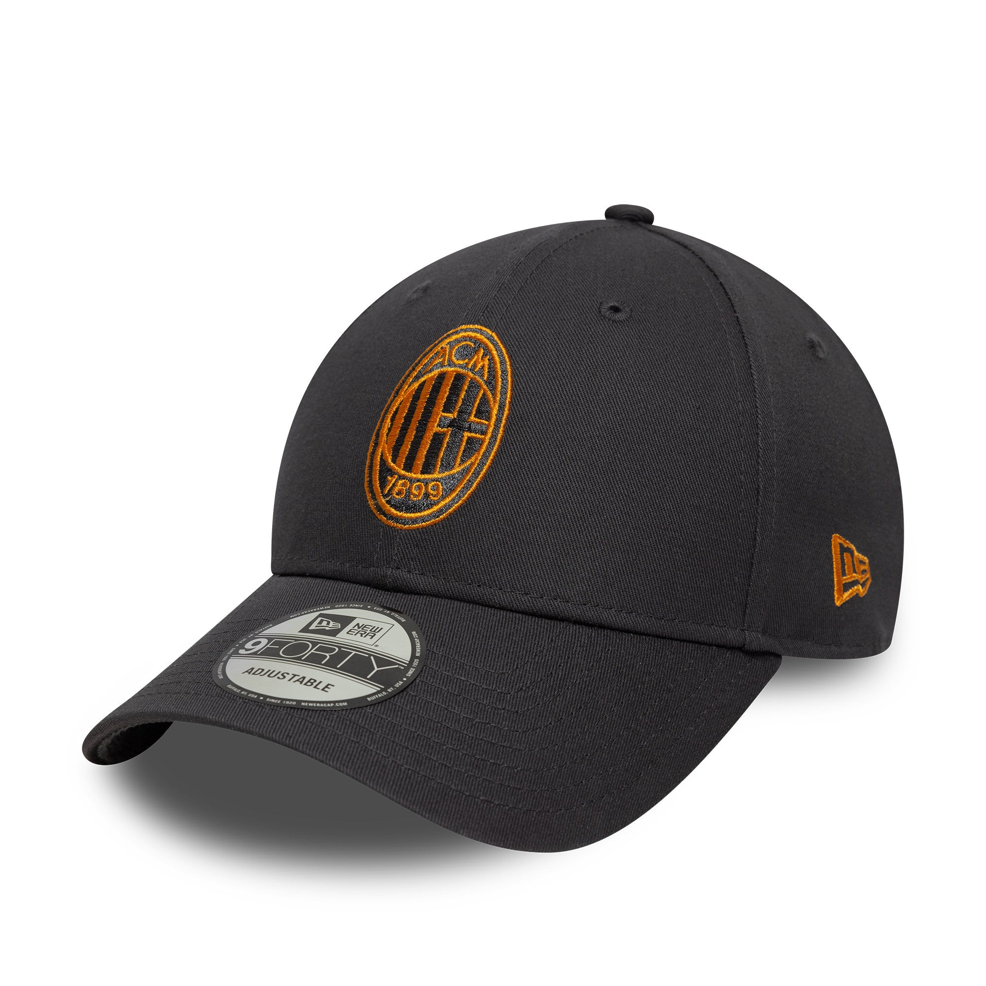 AC Milan Colour Pop 9Forty Cap Adults - Dark Grey/Cool Orange