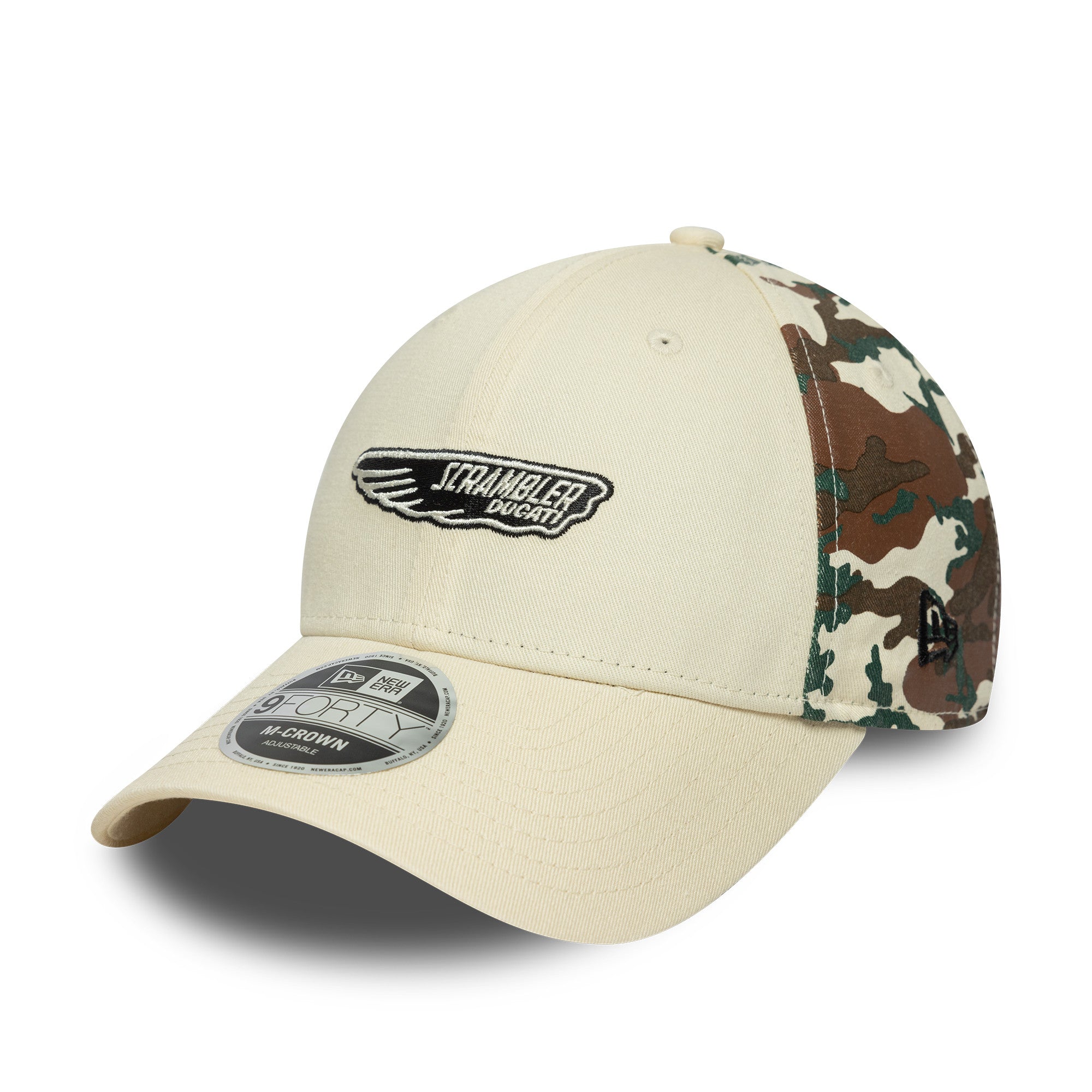 Ducati Scrambler 9Twenty Cap Adults - Light Cream