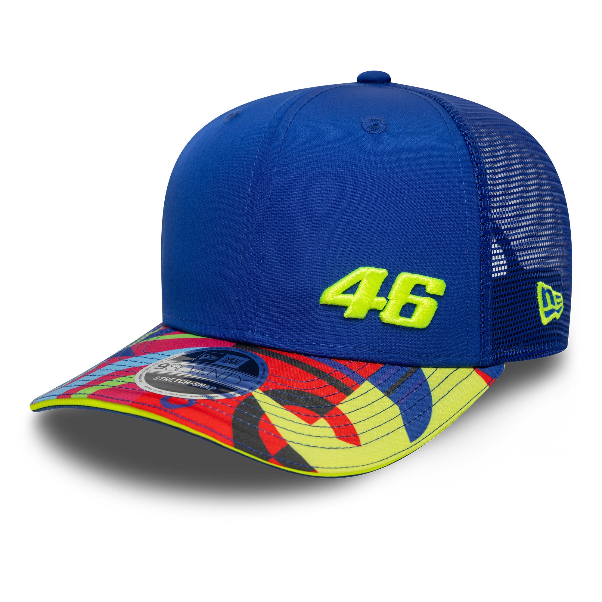 VR46 Vale 9Seventy Cap Stretch Snap Adults - Dark Blue