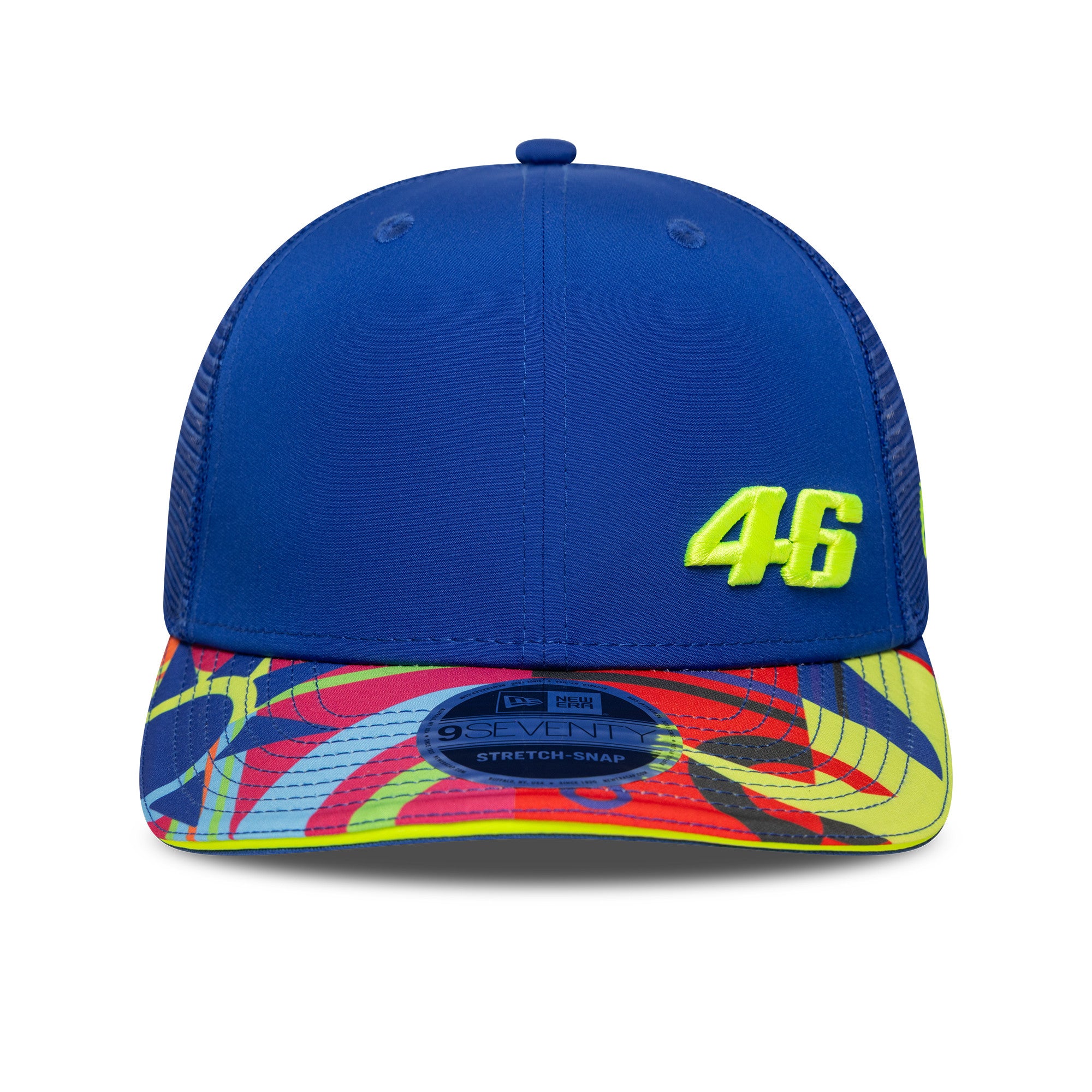 VR46 Vale 9Seventy Cap Stretch Snap Adults - Dark Blue
