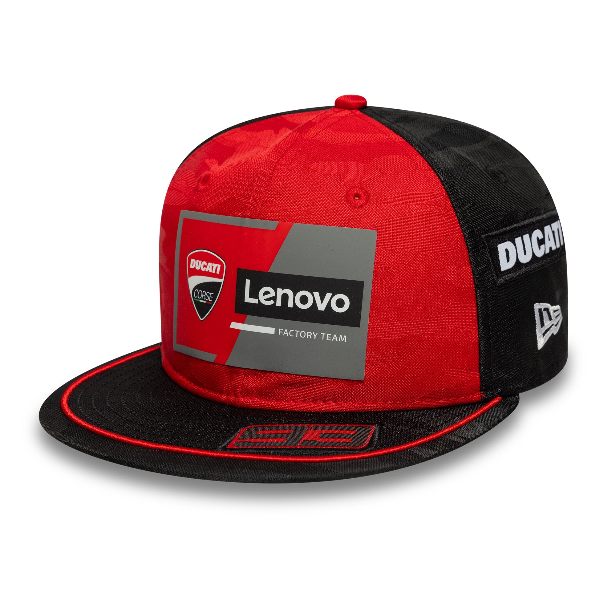 Ducati Moto GP Team 2025 Marc Marquez 9Fifty Cap Flat Visor Adults - Black