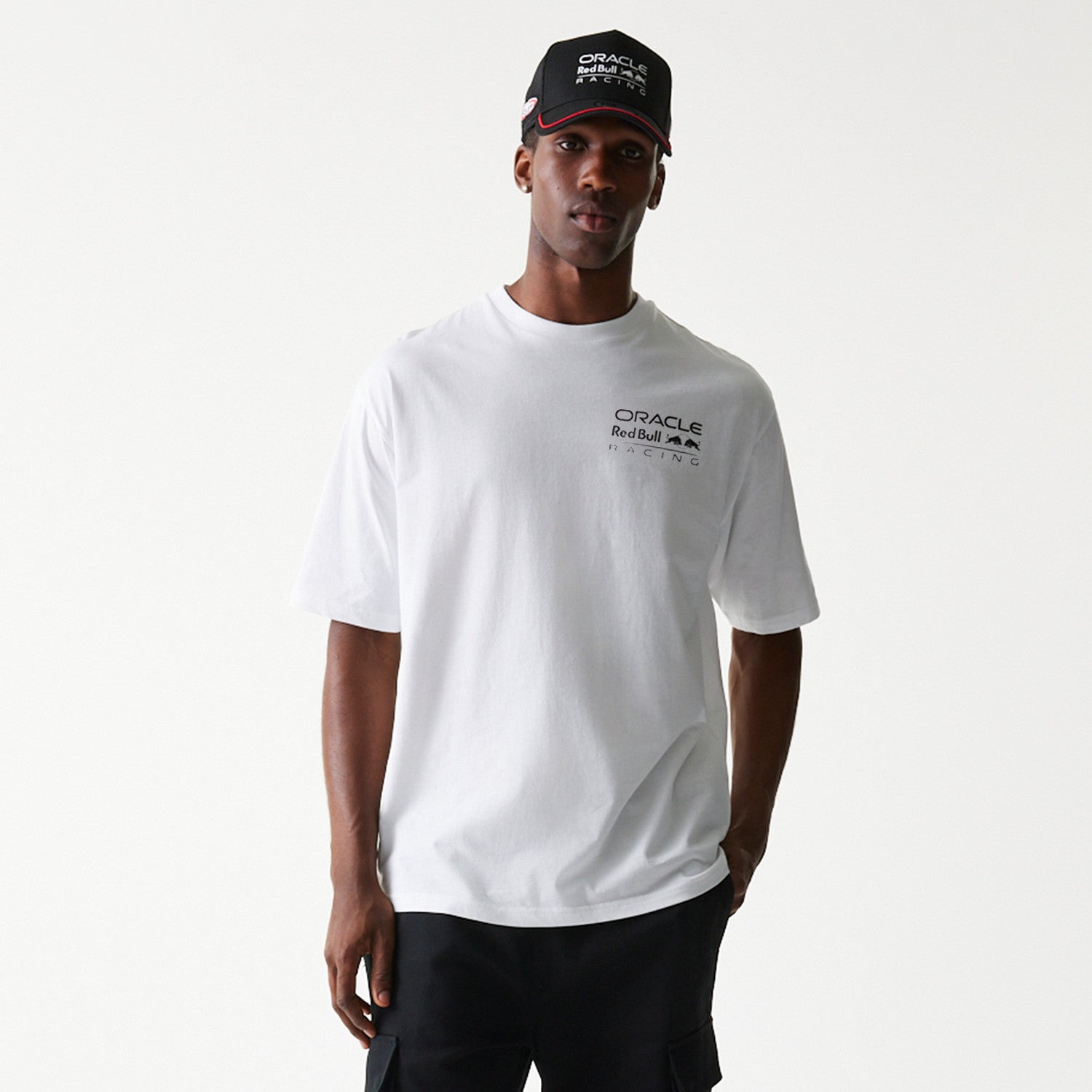 Red Bull Racing F1 Graphic Oversized Tee Adults - White