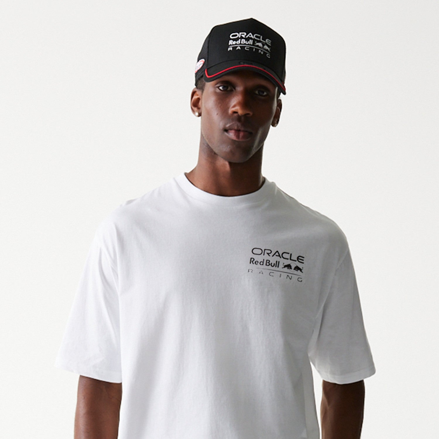 Red Bull Racing F1 Graphic Oversized Tee Adults - White