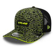 VR46 All Over Print 9Seventy Cap Stretch Snap Adults - Black