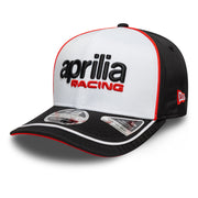 Aprilia Logo 9Seventy Cap Stretch Snap Adults - White