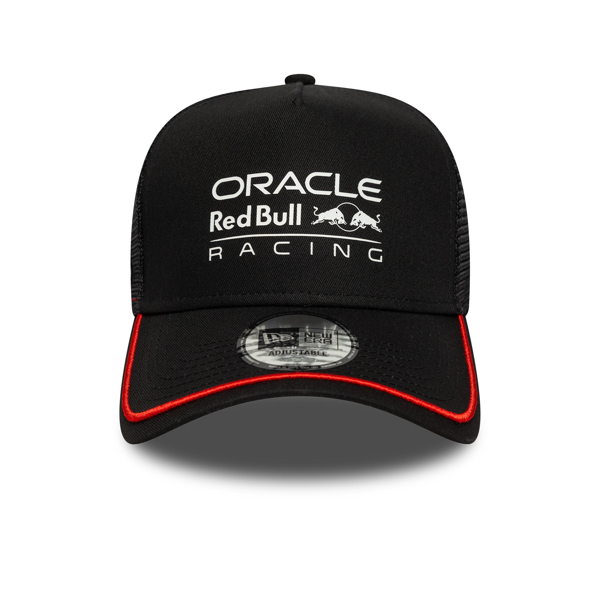 Red Bull Racing F1 Patch 9Forty Cap Trucker Cap Adults - Black/Scarlet