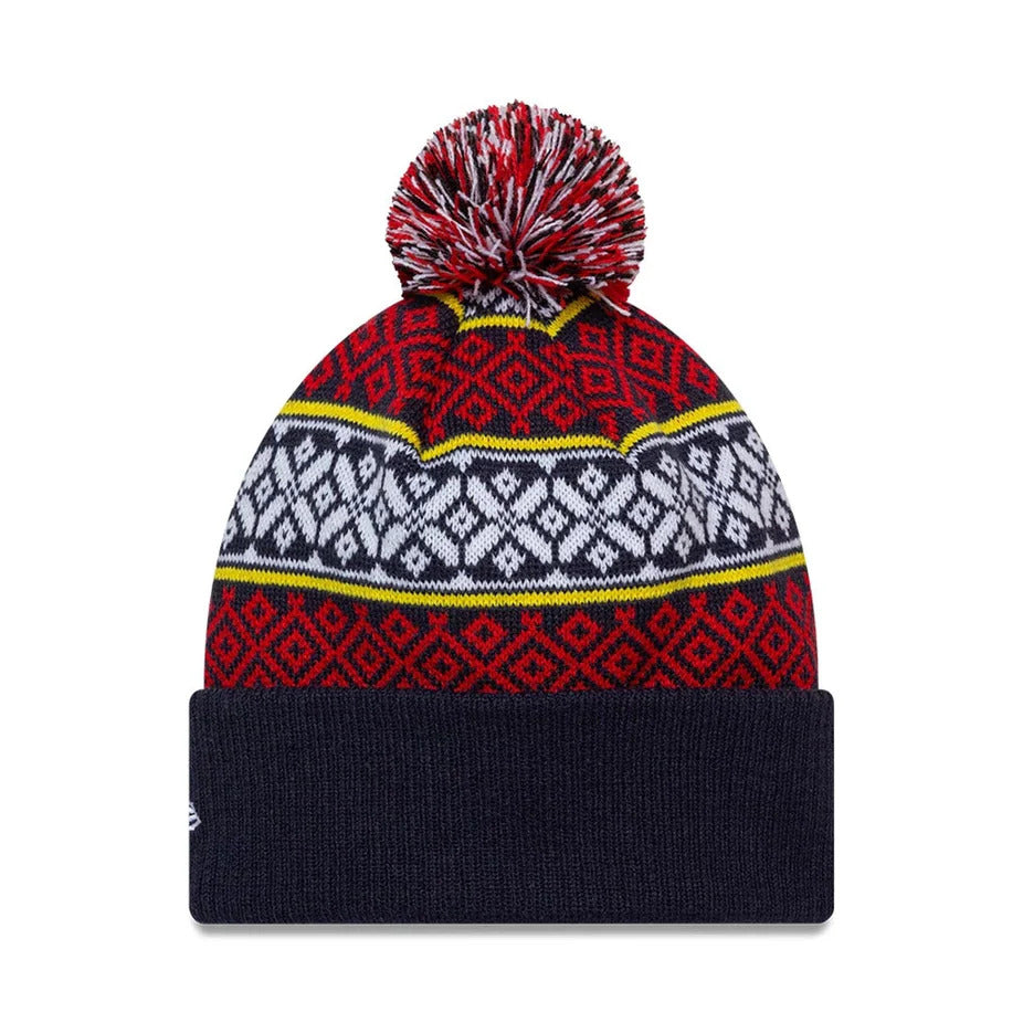 Red Bull Racing F1 Christmas Beanie Adults - Night Sky