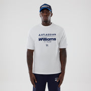 Williams F1 Oversized Short Sleeve Tee Mens - White