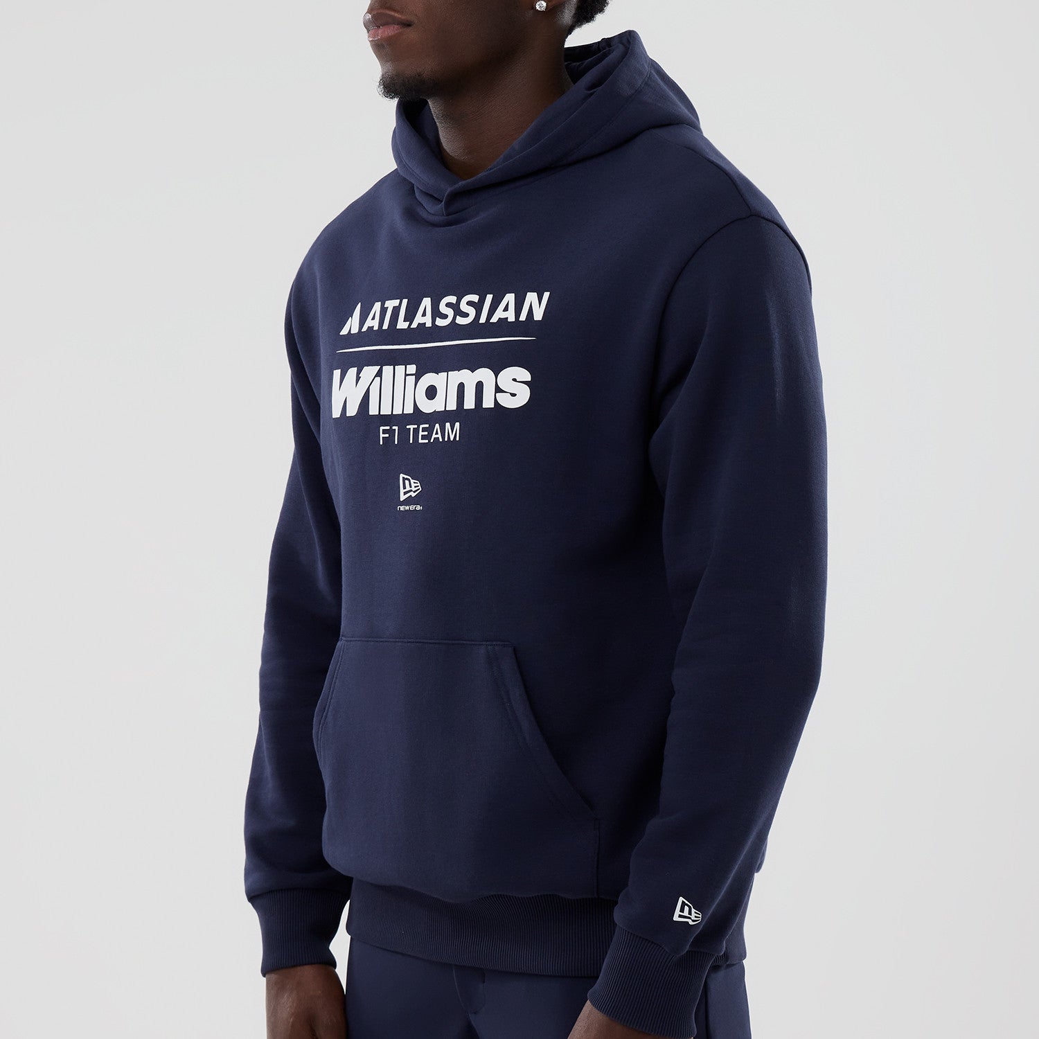 Williams F1 Oversized Hoodie Mens - Night Shift Navy