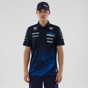 Williams F1 Team 2026 Tech Polo Mens - Navy
