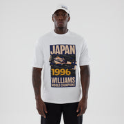 Williams F1 Japan Graphic Oversized Tee Mens - White