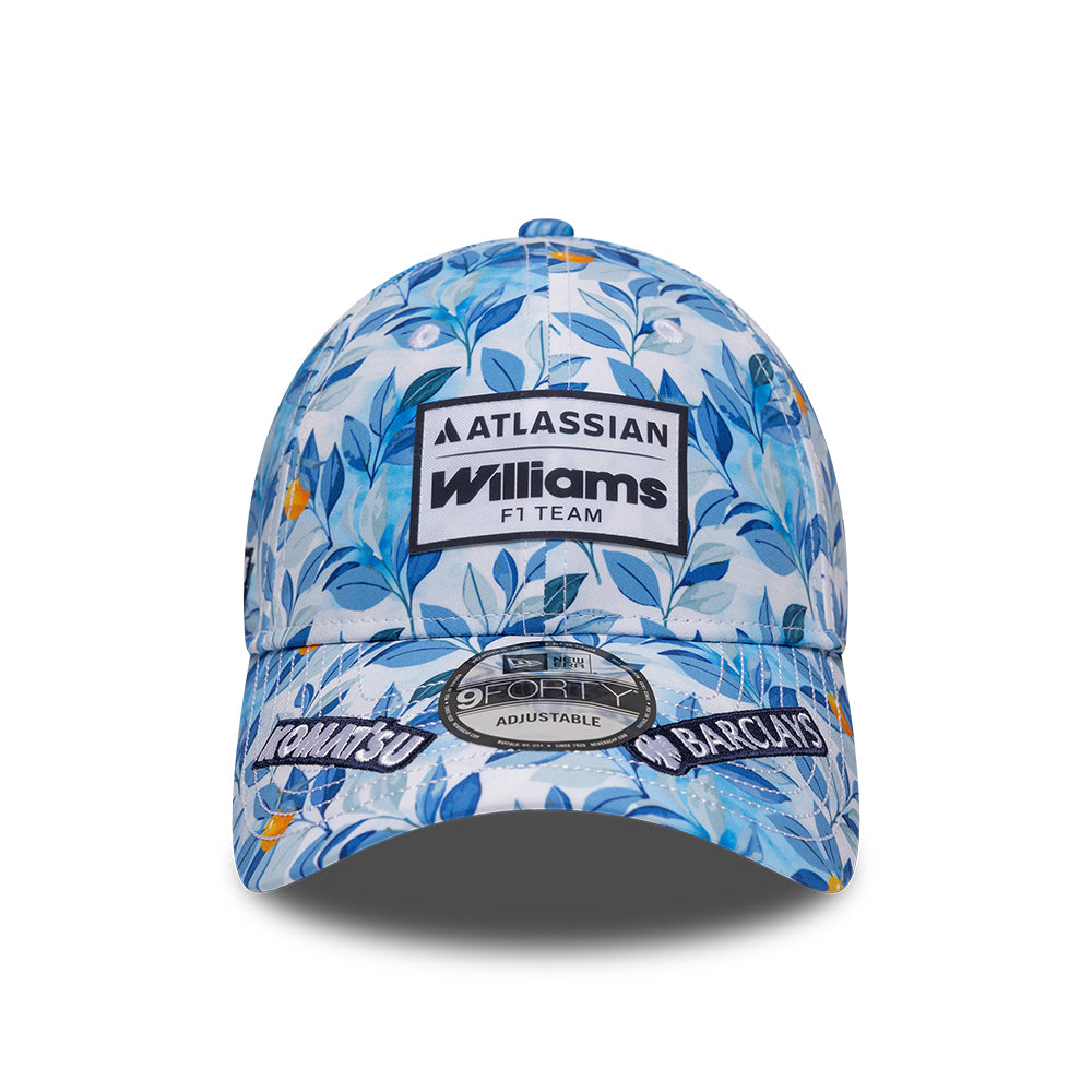 Williams F1 Team 2026 Barcelona 9Forty Cap Adults - White