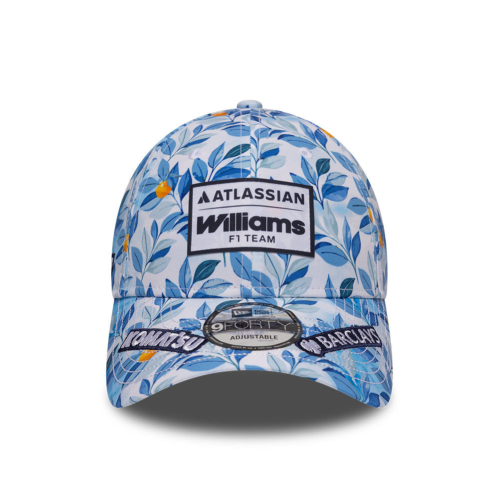 Williams F1 Team 2026 Carlos Sainz Barcelona 9Forty Cap Adults - White