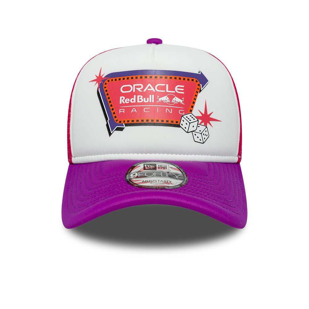 Red Bull Racing F1 Team 2026 Special Edition Vegas Trucker Cap Adults - Dark Pink/Purple