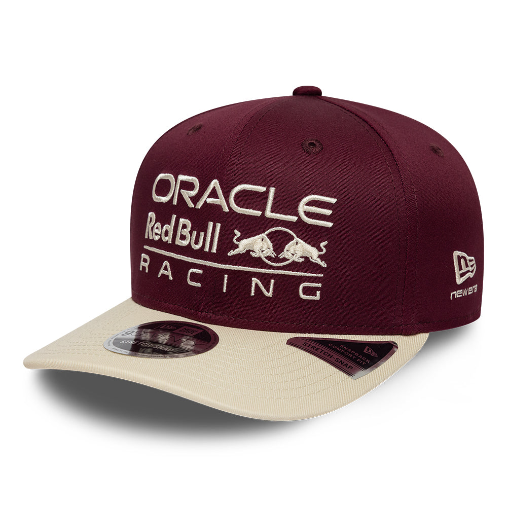 Red Bull Racing F1 Team 2026 Special Edition Austin 9Seventy Cap Stretch Snap Adults - Maroon/Dark Blue