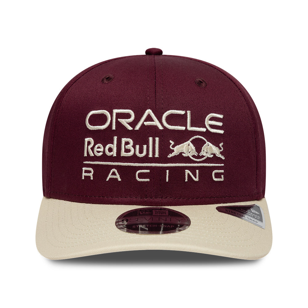 Red Bull Racing F1 Team 2026 Special Edition Austin 9Seventy Cap Stretch Snap Adults - Maroon/Dark Blue