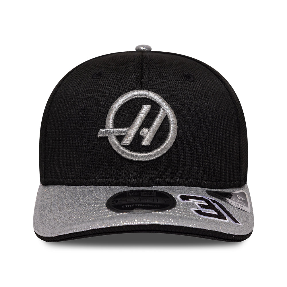 Haas F1 Team 2026 Special Edition Estaban Ocon Vegas 9Seventy Cap Stretch Snap Adults - Black