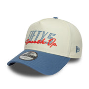 Team Fifty5 Contrast Visor 9Forty Cap A-Frame Adults - Chrome White