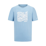 Mercedes AMG Petronas F1 Retro Tee Mens - Sky