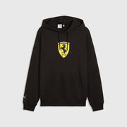 Scuderia Ferrari F1 Big Shield Hoodie Mens - Black