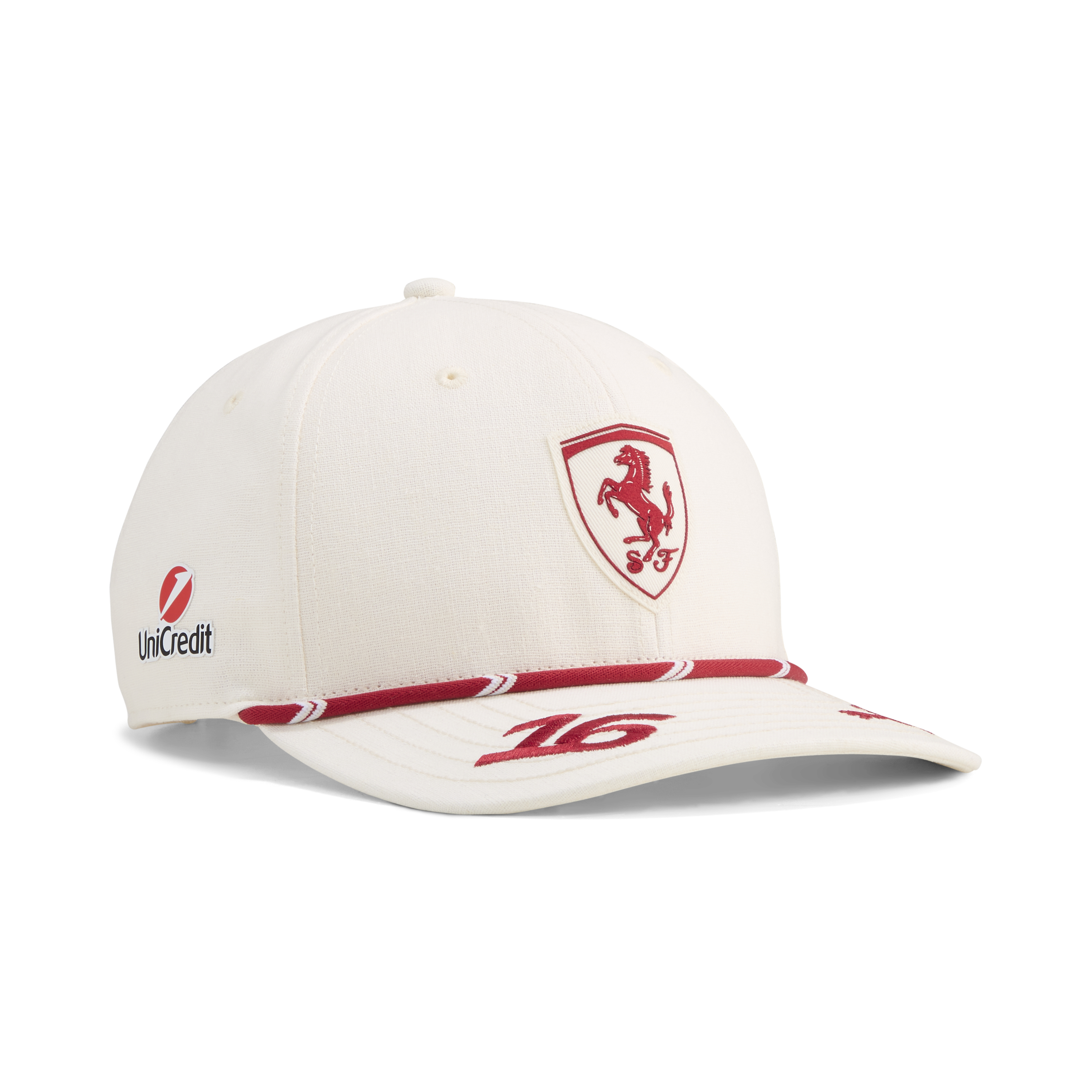 Scuderia Ferrari F1 Team 2026 Special Edition Monaco Leclerc Cap Unisex - Frosted Ivory