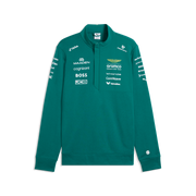 Aston Martin F1 Team 2026 Half Zip Sweat Mens - Green Lux