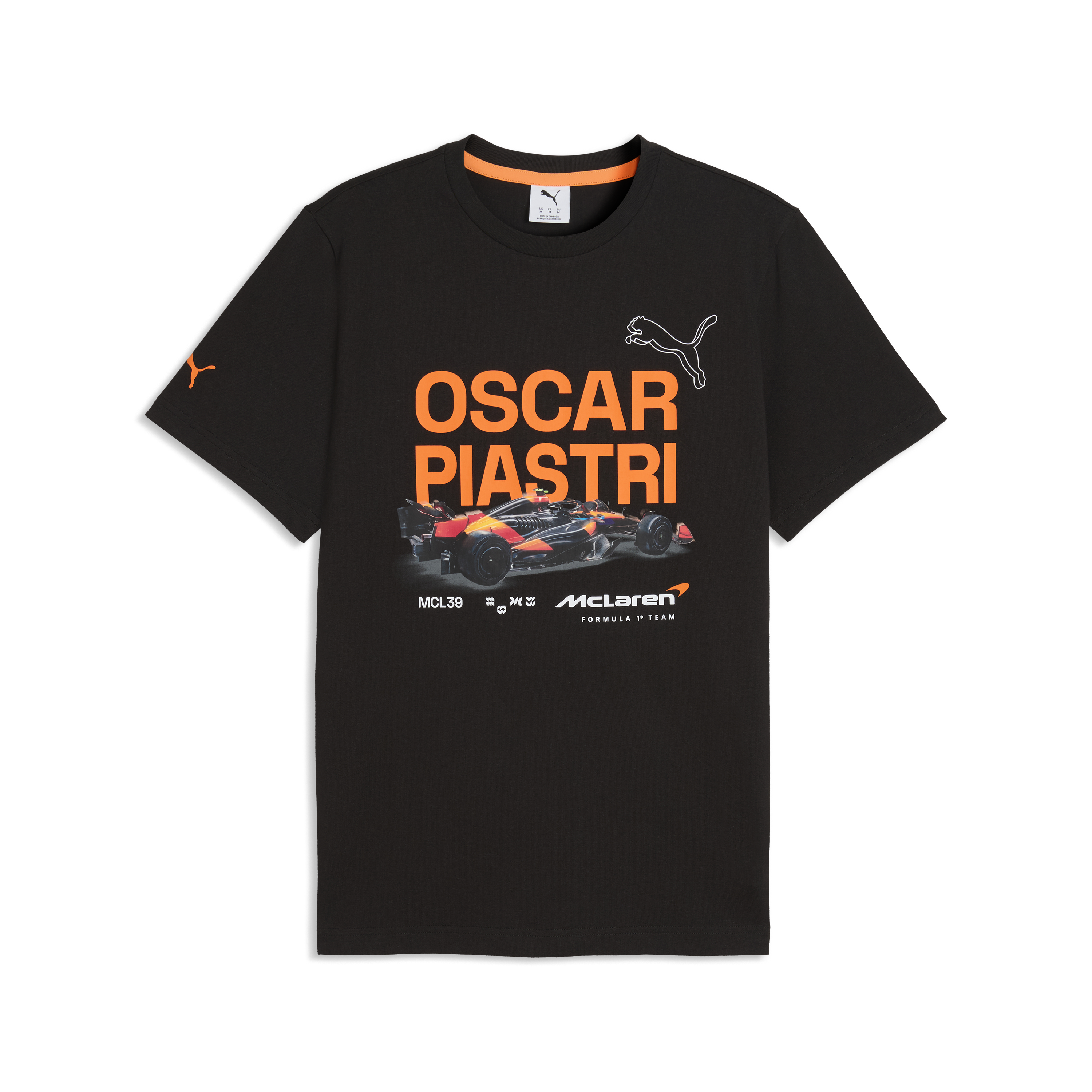McLaren Racing F1 Oscar Piastri Tee Mens - Black
