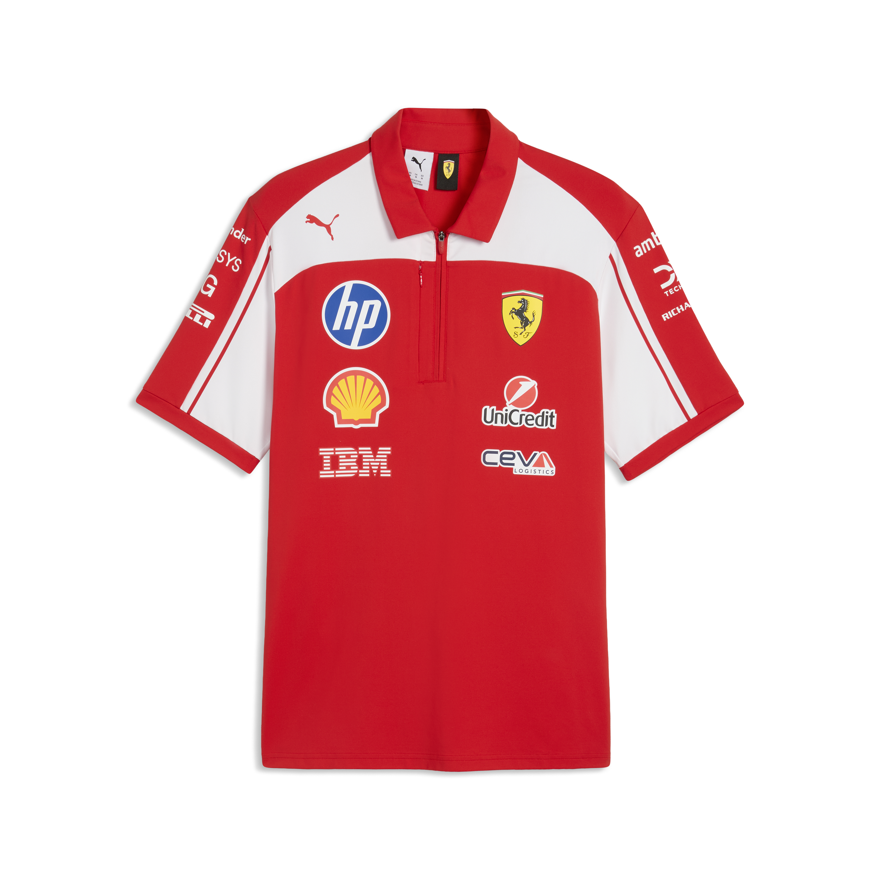 Scuderia Ferrari F1 Team 2026 Authentic Polo Mens - Red