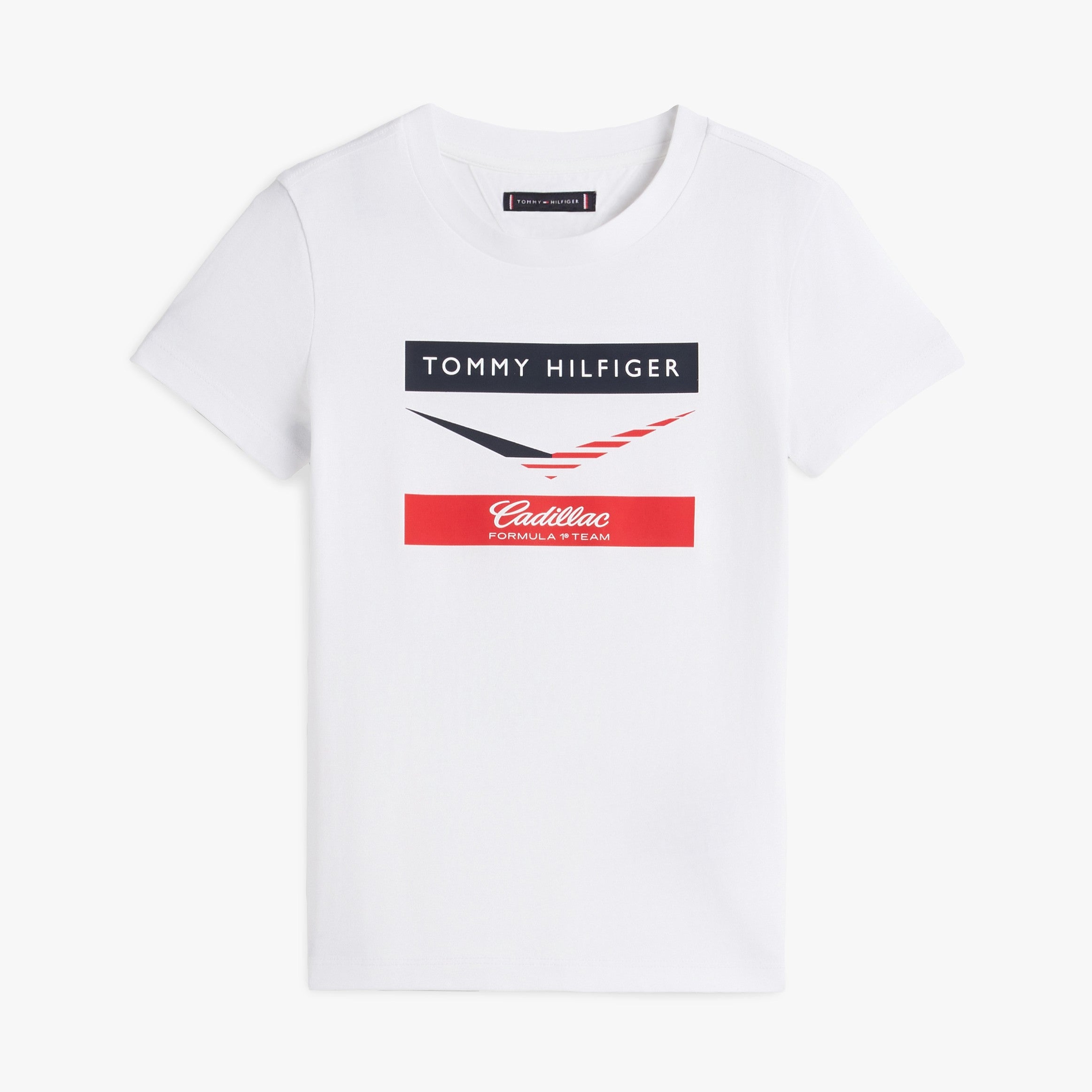 Cadillac F1 X Tommy Hilfiger Chevron T-Shirt Kids - White