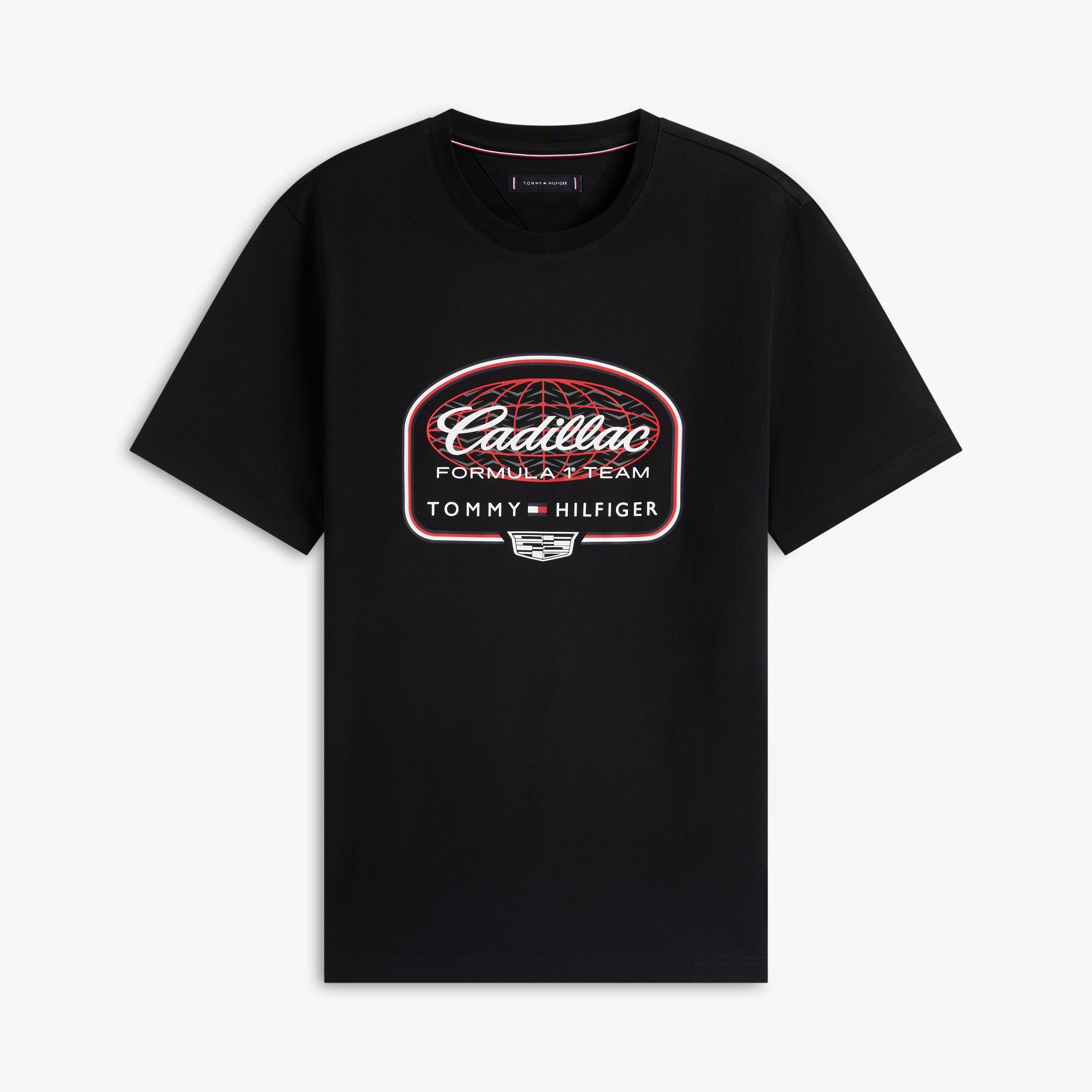 Cadillac F1 X Tommy Hilfiger Graphic Tee Mens - Black