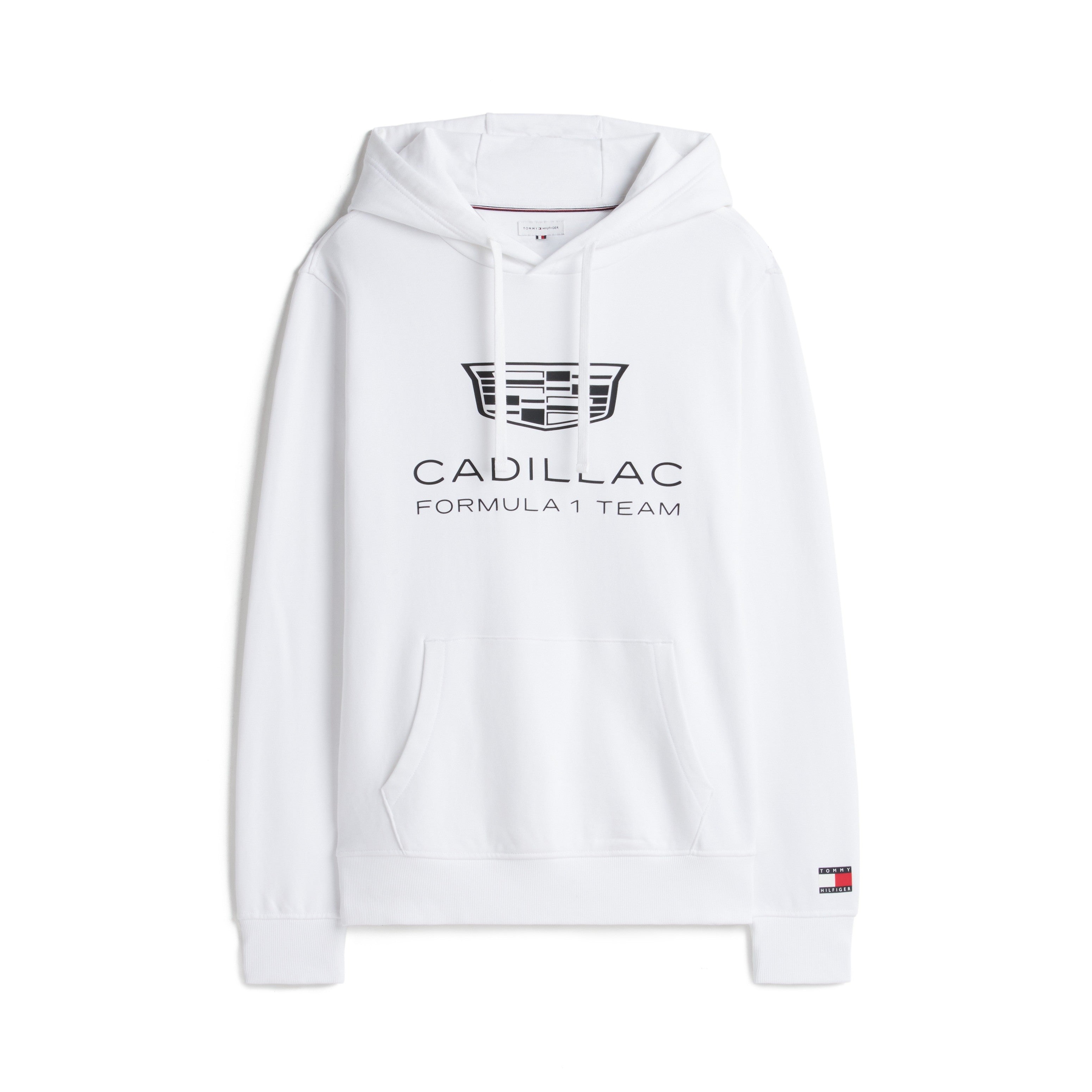 Cadillac F1 X Tommy Hilfiger Shield Hoodie Mens - White