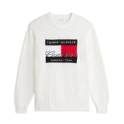 Cadillac F1 X Tommy Hilfiger Graphic Flag Sweater Mens - White