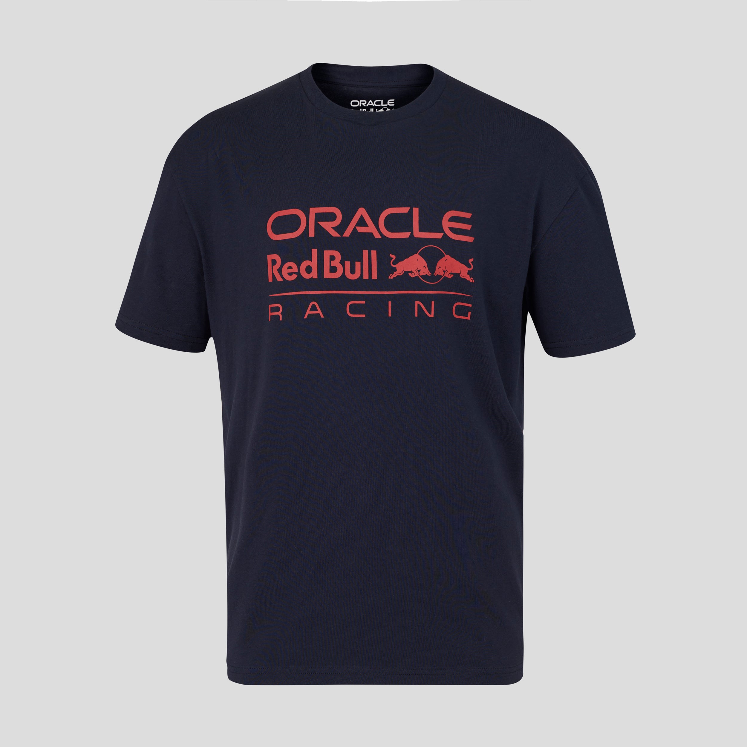 Red Bull Racing F1 Oracle Logo Relaxed Fit Tee Unisex - Night Sky