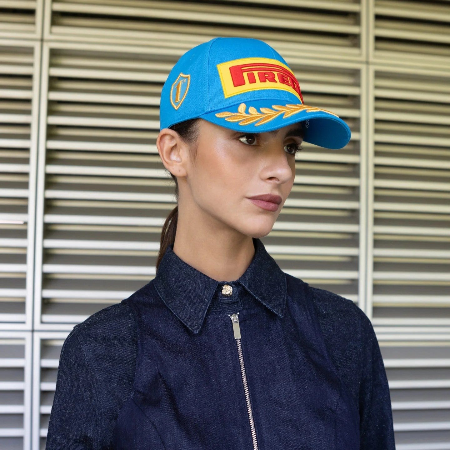 Pirelli F1 2025 Monza GP Podium Cap Adults - Blue - OSFM
